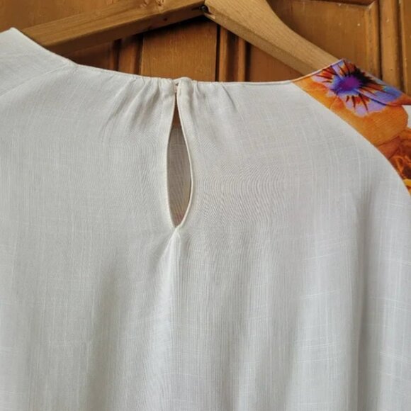 Desigual Bodysuit Cream & Floral size M - Picture 7 of 12